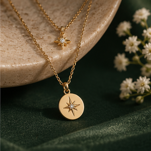 Star Compass Necklace