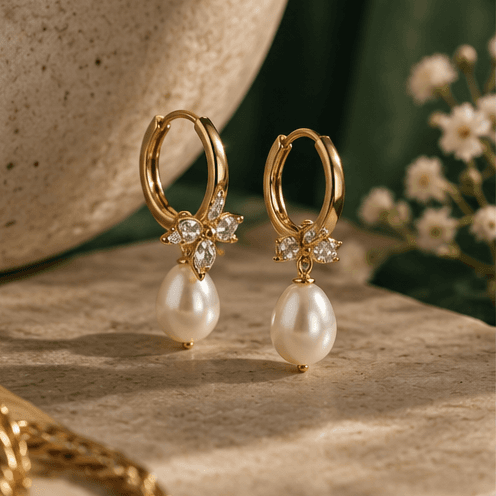 Pearl Drop Earrings